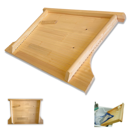 Asse da lavare in legno, lavatoio a mano per panni