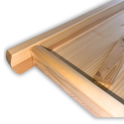 Asse da lavare in legno, lavatoio a mano per panni