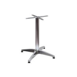 Basamento per tavolo bar in alluminio con gamba centrale e 4 piedi – BA001/N – Tomaino