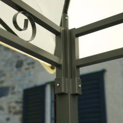 Gazebo 3×2 Da Giardino Ferro Fisso 363