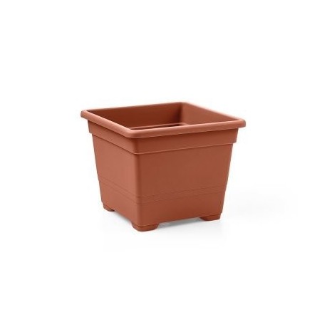 Vaso quadrato plastica varie misure-  Tomaino