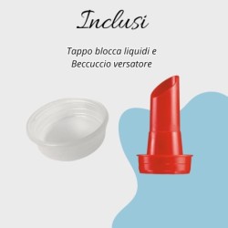 Tanica in plastica da 5 a 30 litri per acqua, vino, olio, benzina