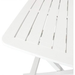 Tavolo e sedie da giardino in plastica pieghevole 1 tevere + 2 Birky – Tomaino