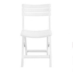 Tavolo e sedie da giardino in plastica pieghevole 1 tevere + 2 Birky – Tomaino