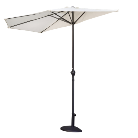 Ombrellone da parete ø3 mt palo centrale alluminio – E5036