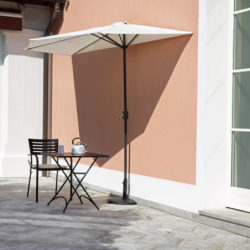 Ombrellone da parete ø3 mt palo centrale alluminio – E5036