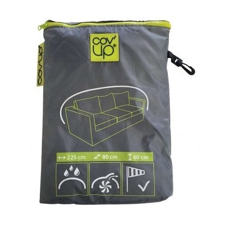 Copertura Divano 3 posti da giardino fino a 220×80 cm in poliestere