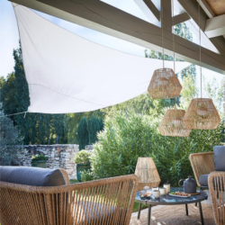 Vela ombreggiante quadrata 3×3 mt in poliestere 180gr telo ombra – VE12 – Tomaino