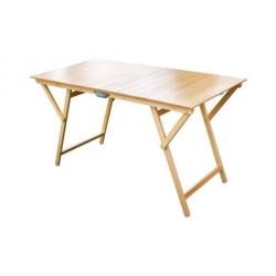 Tavolo pieghevole in legno 70×140 tavolo salvaspazio per casa e giardino
