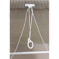 Lettino prendi sole da giardino in alluminio e textilene 186x61x38cm con tettuttuccio pieghevole -mare – piscina – campeggio – T