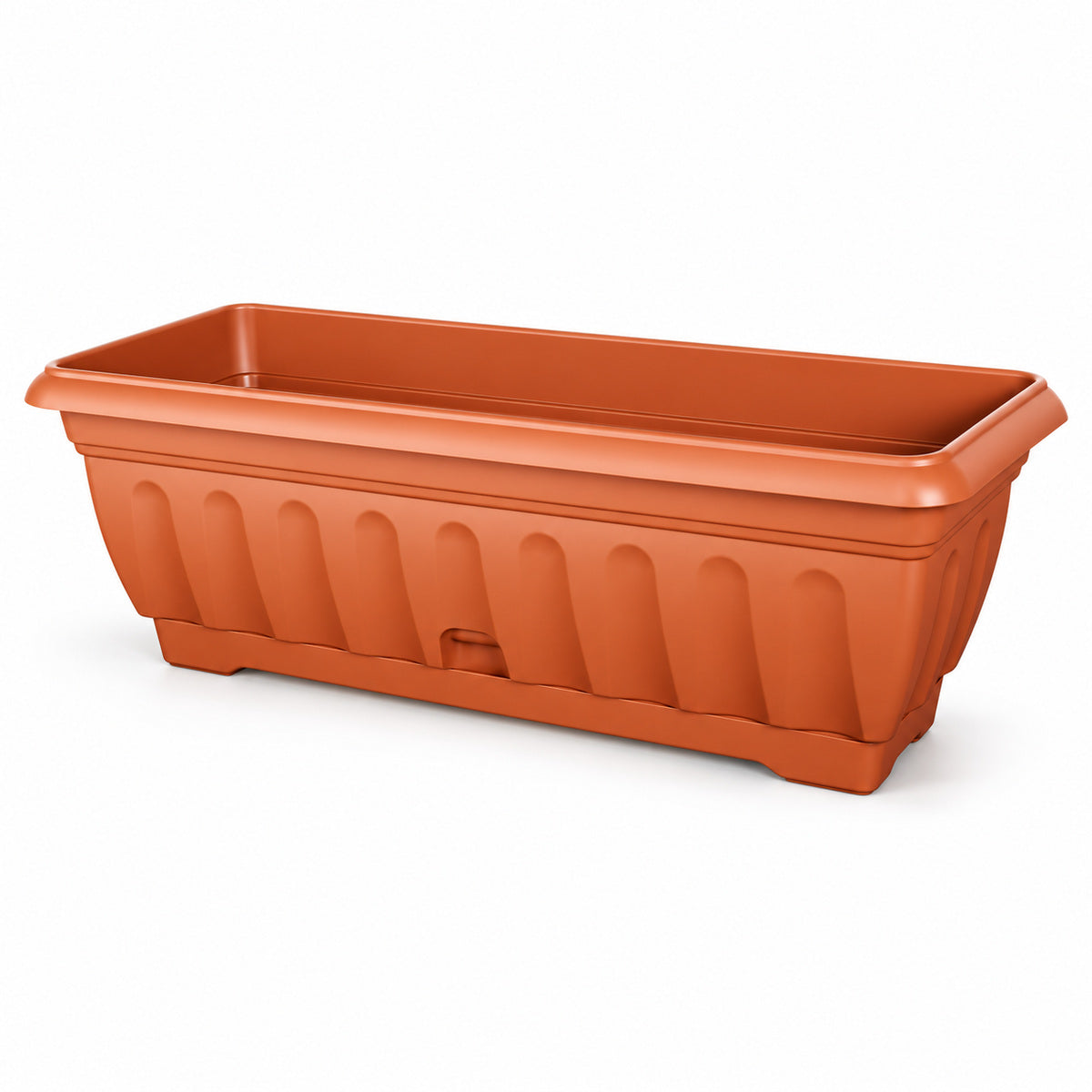 Vaso Venezia rettangolare con sottovaso integrato 3 MISURE