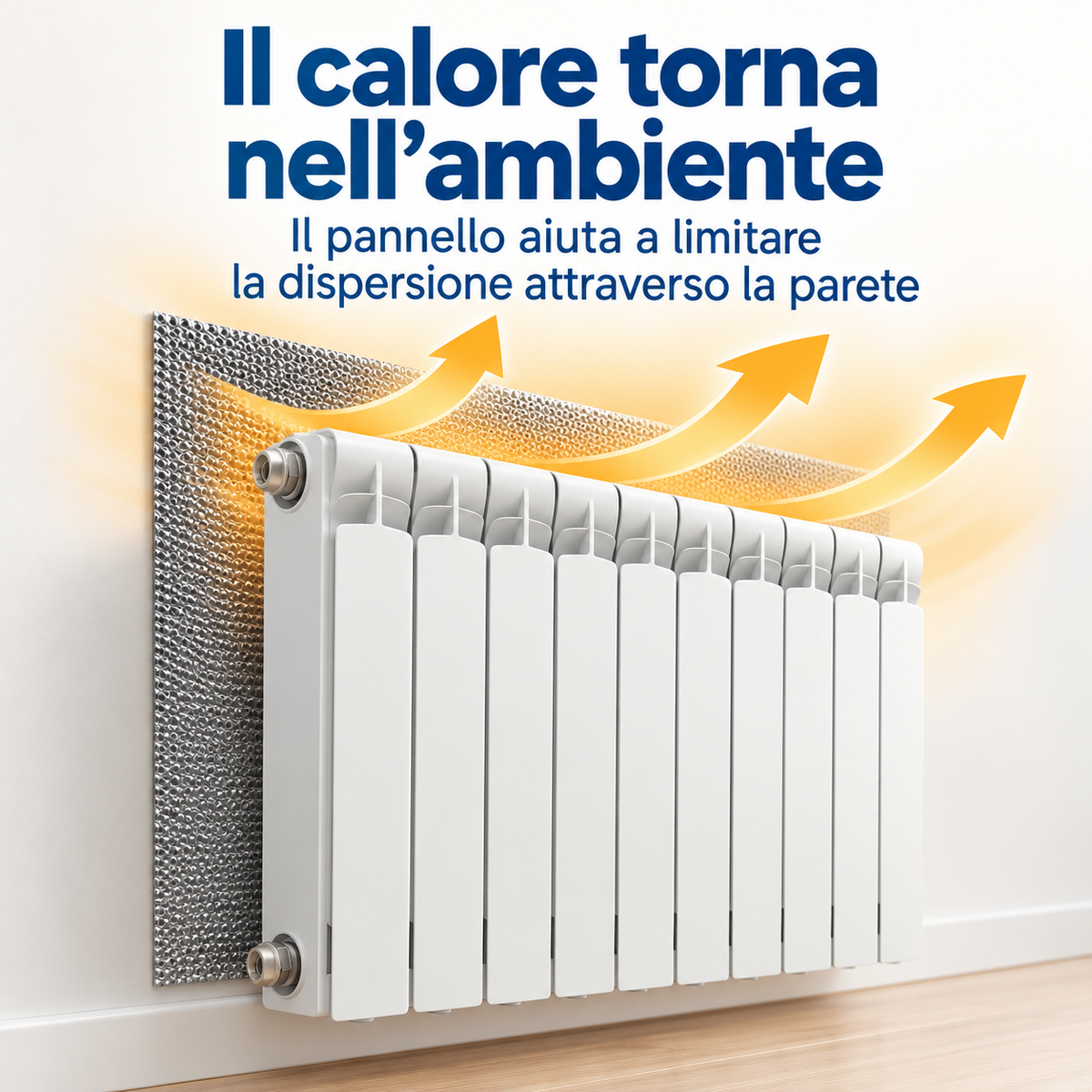 Pannello Termoriflettente per calorifero e Termosifoni 100×70 cm