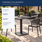 Piano alluminio per basamento contract - Varie misure