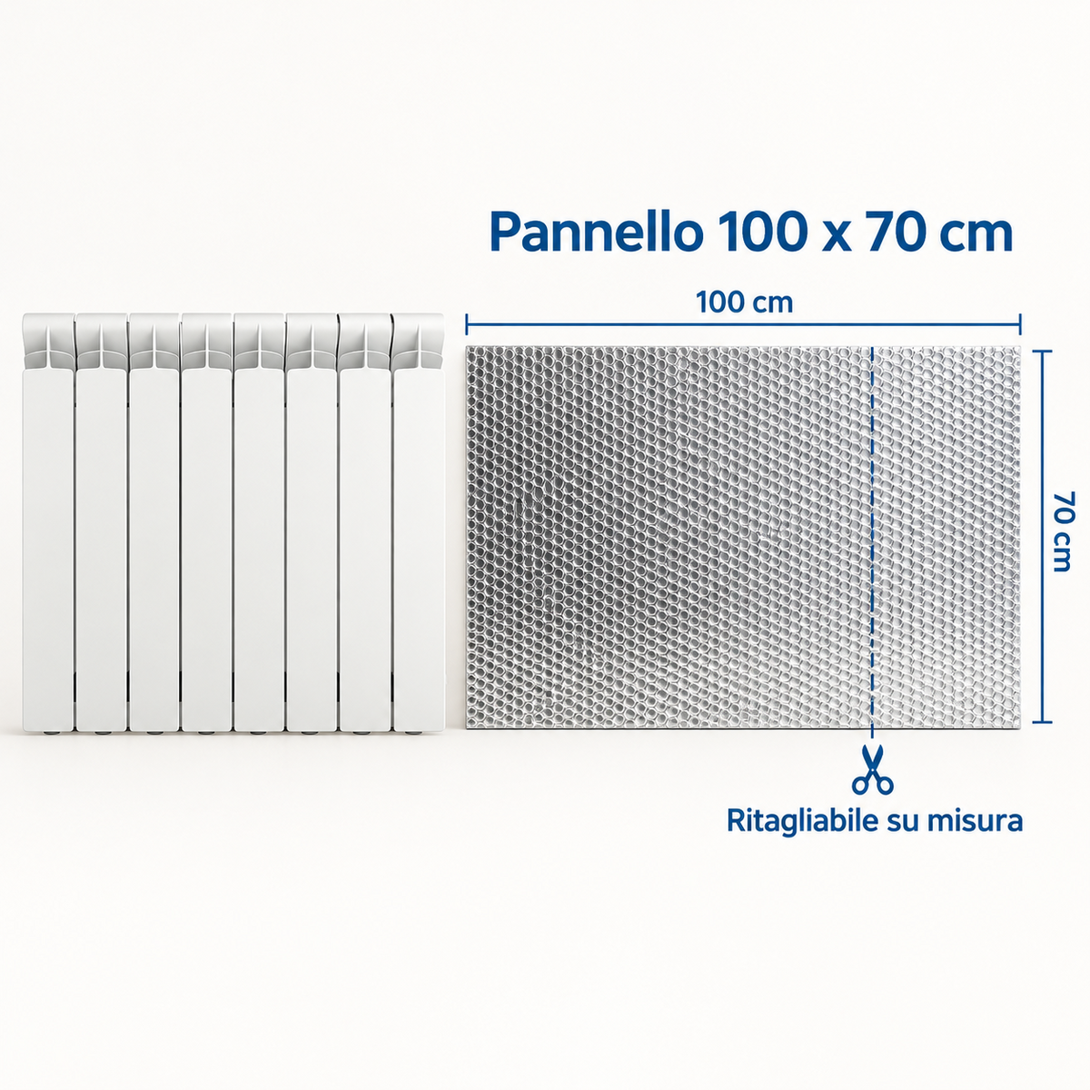 Pannello Termoriflettente per calorifero e Termosifoni 100×70 cm