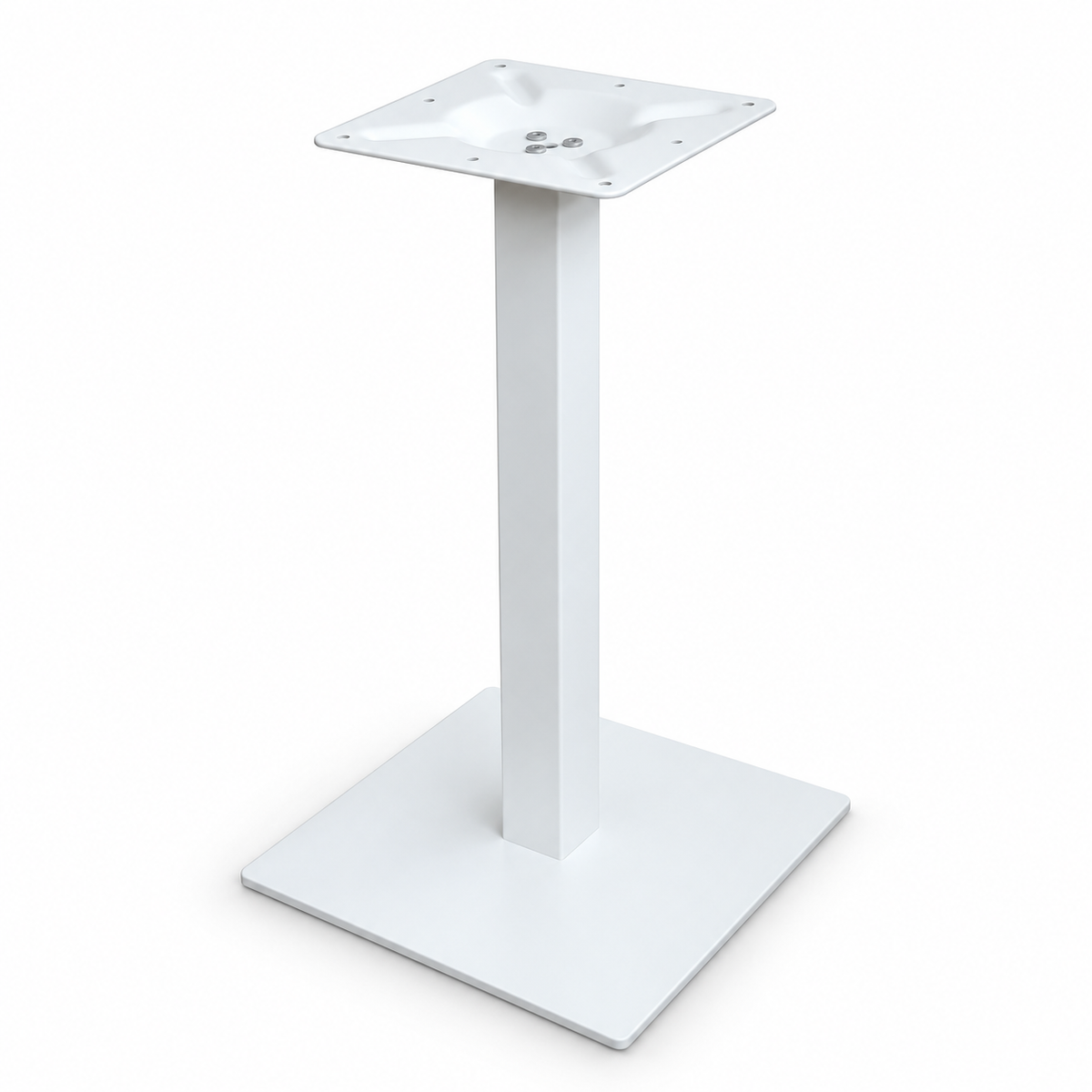 Basamento Tavolo BA005 in Acciaio con Piastra 40×40 cm - 5 colori