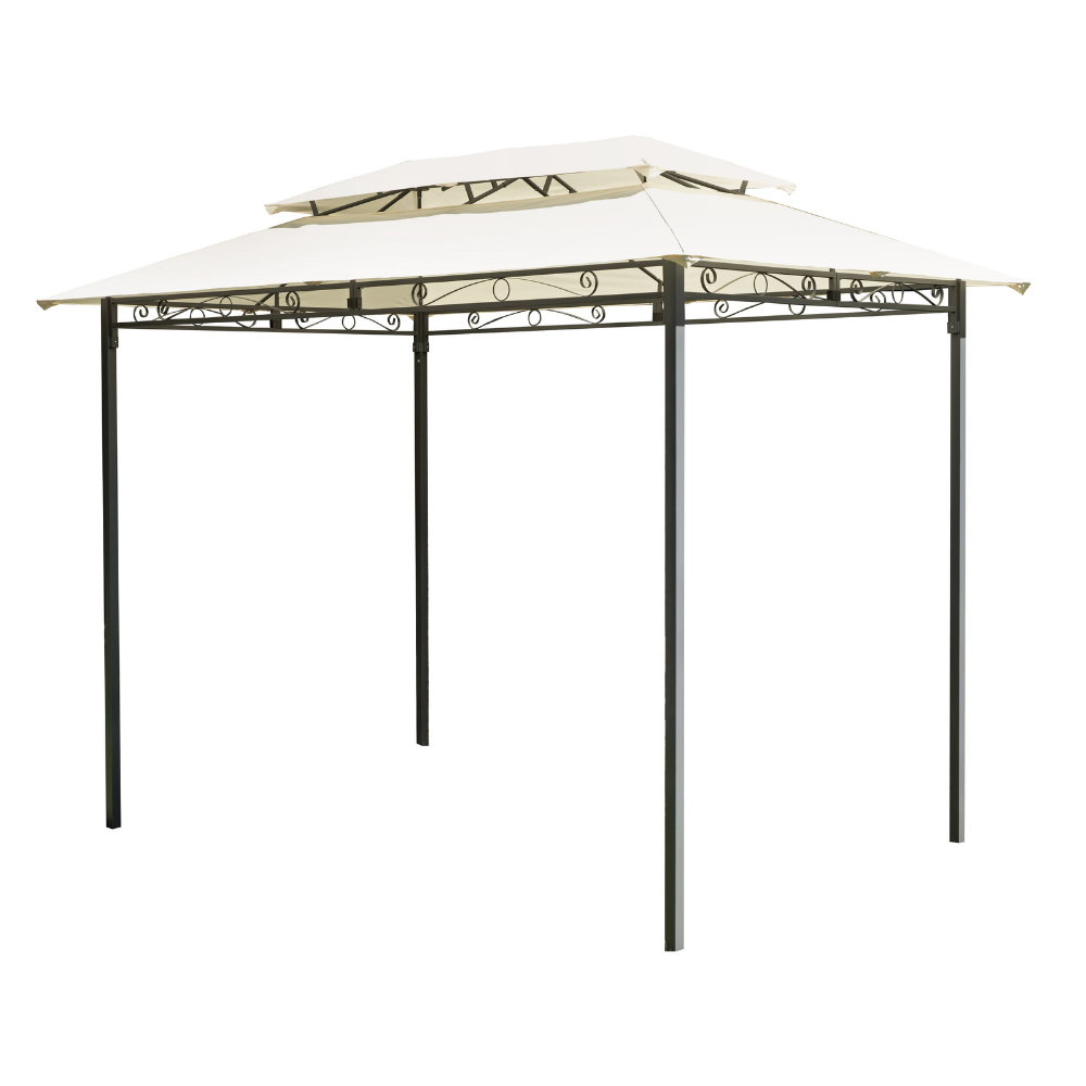 Gazebo 3×2 Da Giardino Ferro Fisso 363