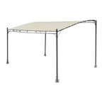 Pergola da giardino 3x4mt gazebo da parete rettangolare GAZ361