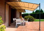 Pergola da giardino 3x4mt gazebo da parete rettangolare GAZ361