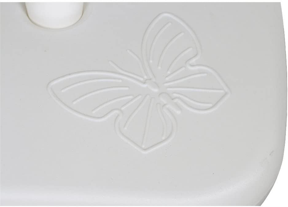 Base per ombrellone supporto in plastica 44x44x12h cm
