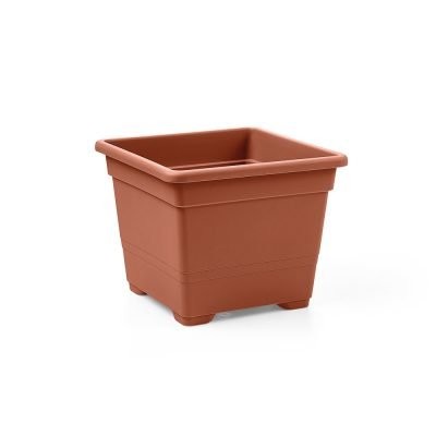 Vaso quadrato plastica varie misure-  Tomaino