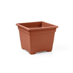 Vaso quadrato plastica varie misure-  Tomaino