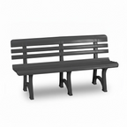 Panchina da Giardino Olimpia 3 Posti in Plastica 145 cm