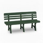 Panchina da Giardino Olimpia 3 Posti in Plastica 145 cm