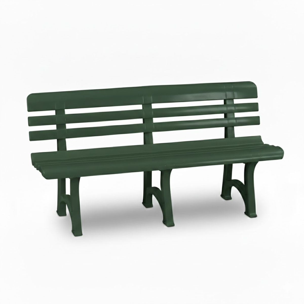 Panchina da Giardino Olimpia 3 Posti in Plastica 145 cm