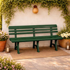 Panchina da Giardino Olimpia 3 Posti in Plastica 145 cm