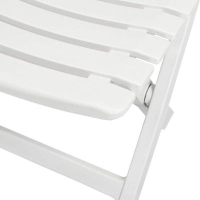 Tavolo e sedie da giardino in plastica pieghevole 1 tevere + 2 Birky – Tomaino