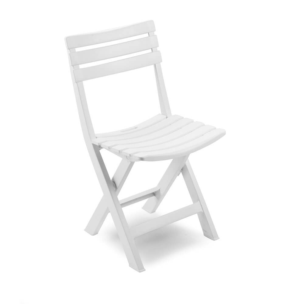 Tavolo e sedie da giardino in plastica pieghevole 1 tevere + 2 Birky – Tomaino