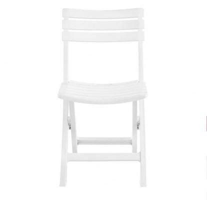 Tavolo e sedie da giardino in plastica pieghevole 1 tevere + 2 Birky – Tomaino