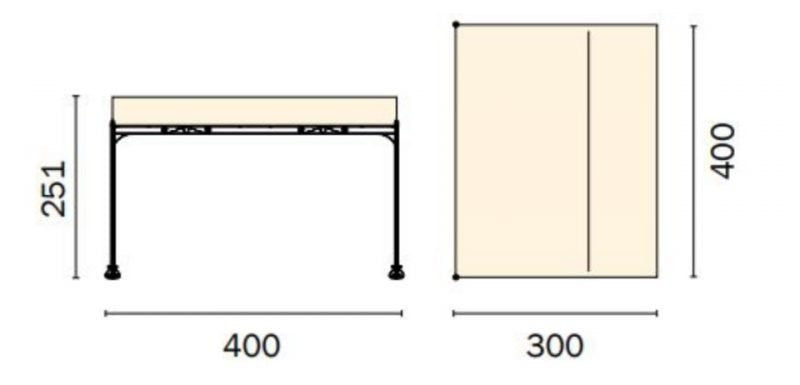 Telo ricambio Pergola 4×3 Greenwood Mod. GAZ361 – Greenwood