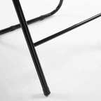 Sedia pieghevole in ferro imbottita salvaspazio seduta ecopelle 78 x 44 x38cm – TOMAINO