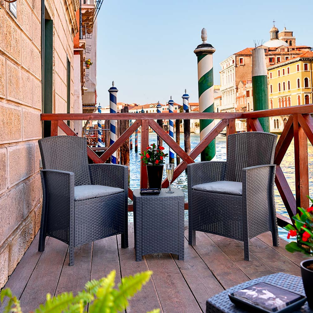 Salotto da Giardino in Plastica Lido Terrace