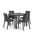 Tavolo e sedie da giardino in plastica – Set Cuba