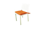 Cuscini copri sedie con i lacci, Set 4 pz imbottiti, cucina, giardino 40 x 40 x 3,5h cm, Tomaino