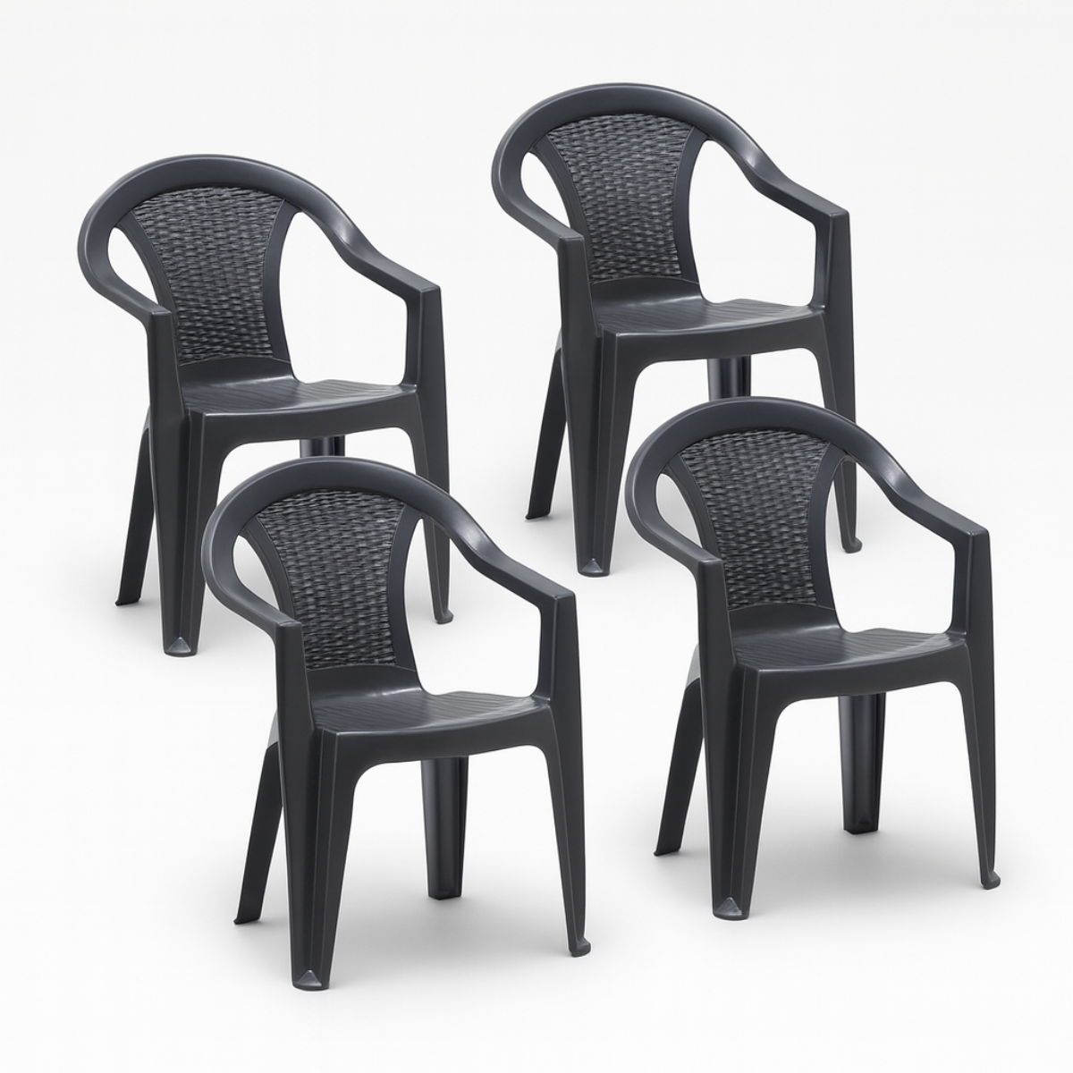 Sedia da giardino in plastica Atlanta