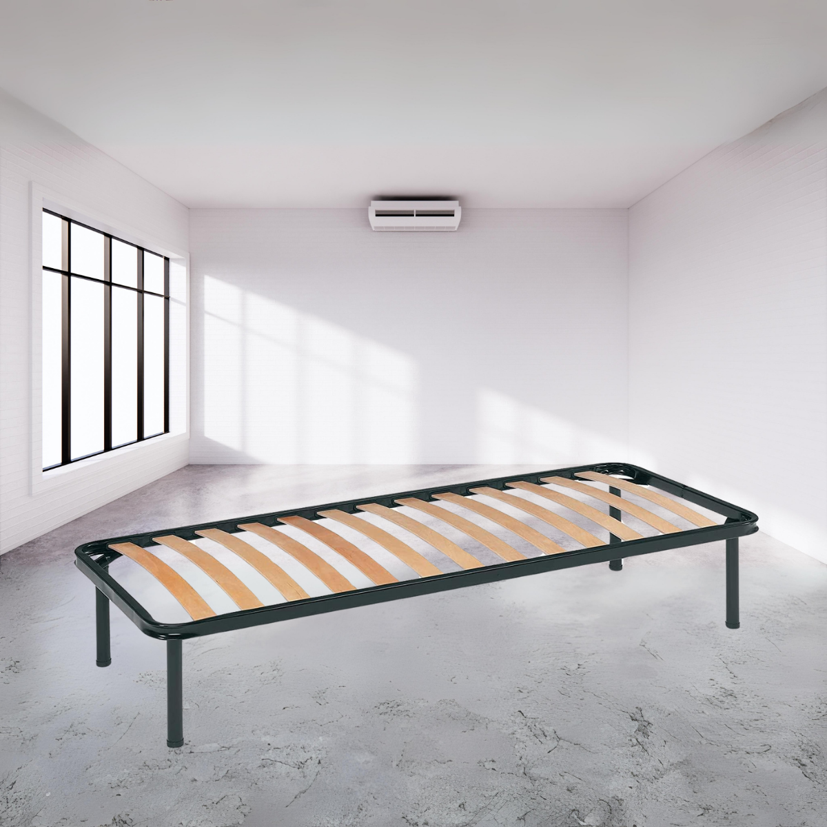 Rete letto singolo 80×190 ortopedico materasso