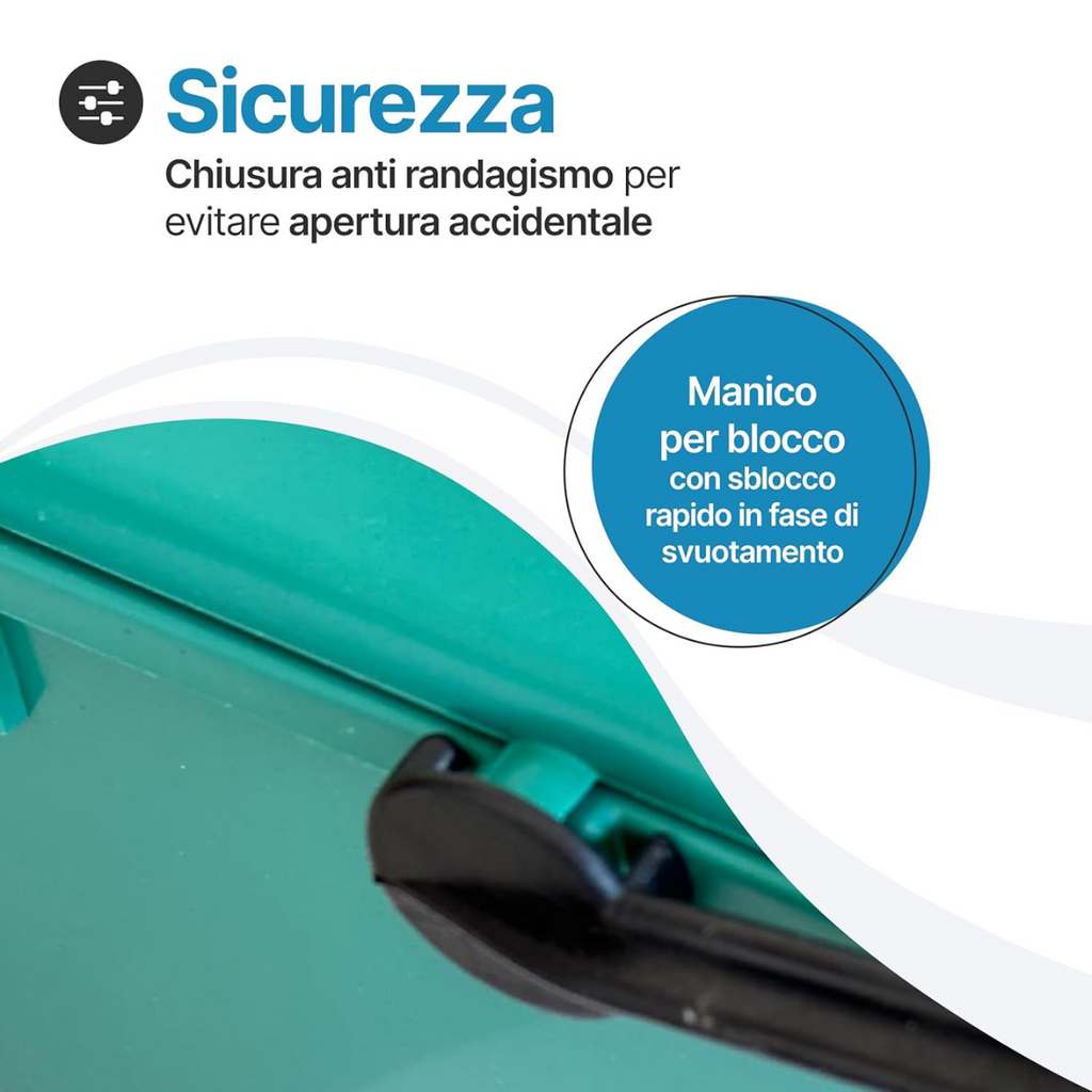 Pattumiera per raccolta differenziata in starda