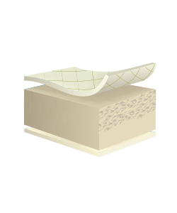 Materasso in poliuretano espanso e memory, antiacaro rivestito Aloe vera ,Bio Foam Espanso, Tomaino
