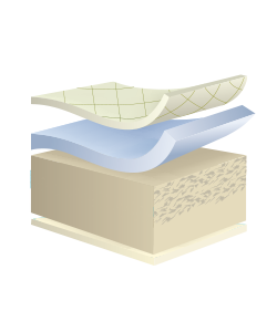 Materasso waterfoam memory, antiacaro rivestito Aloe vera ,Bio Eko 21h , Tomaino