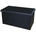 Pouf contenitore rettangolare ecopelle