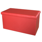 Pouf contenitore rettangolare ecopelle