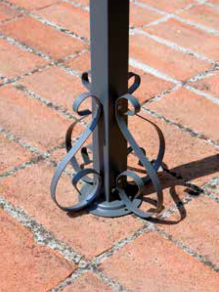 Pergola da giardino addossata da parete 3×2.5mt – GAZ367