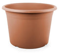 Vaso piante Rotondo in plastica terracotta