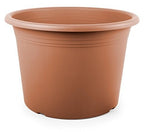 Vaso piante Rotondo in plastica terracotta