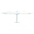 OMBRELLONE DOPPIO 3 X 3 ARCHIMEDE BIANCO TELO BIANCO