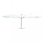 OMBRELLONE DOPPIO 3 X 3 ARCHIMEDE BIANCO TELO BIANCO