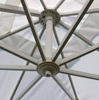 OMBRELLONE DOPPIO 3 X 3 ARCHIMEDE BIANCO TELO BIANCO